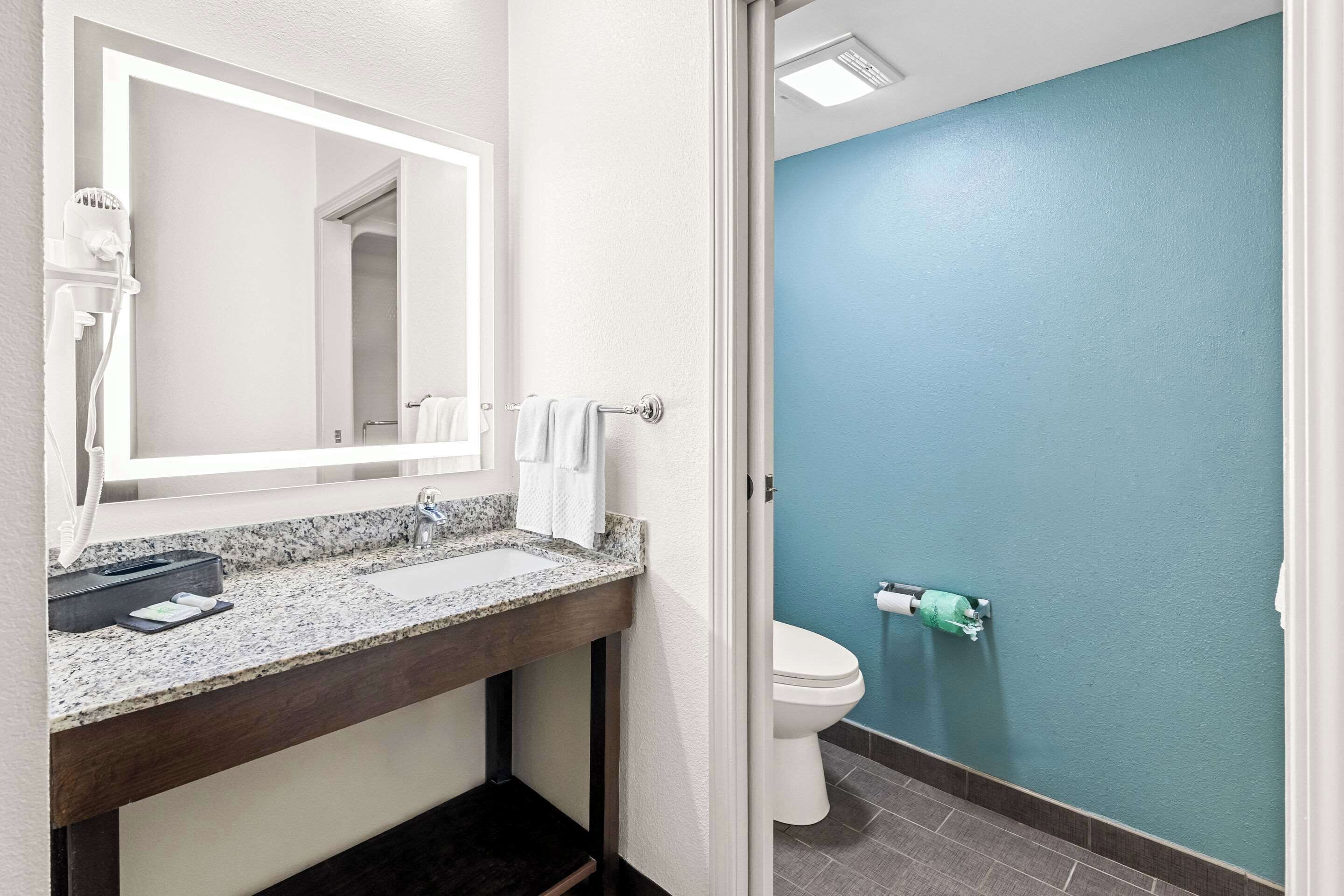 desk, iron/ironing board, free wifi, alarm clocks