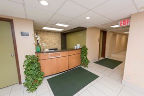 Interior entrance