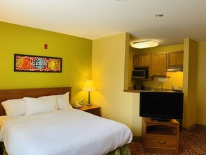 Studio, Main Building | Living area | 32-inch flat-screen TV with digital channels, TV - Pine Bush Suites Albany University (Albany)