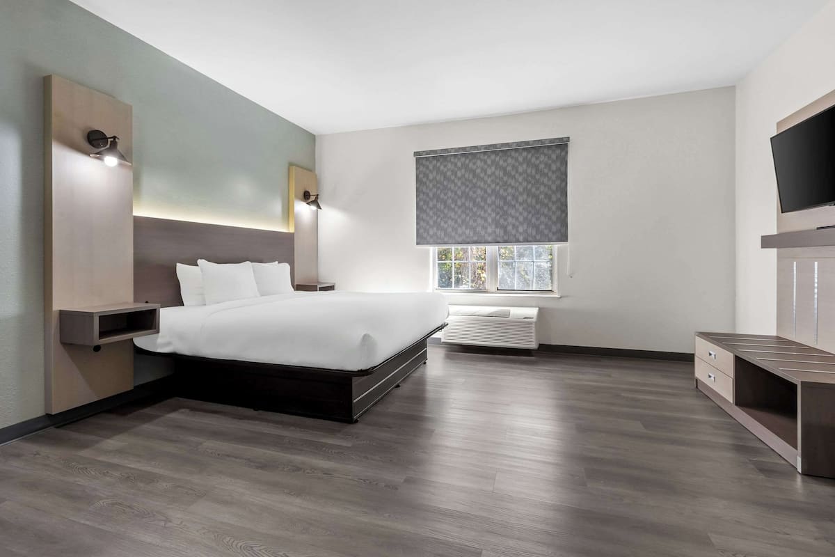 Room, 1 King Bed, Non Smoking (Efficiency) | 1 bedroom, premium bedding, desk, laptop workspace
