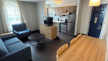 Suite, Multiple Beds (Two Bedroom) | Desk, laptop workspace, blackout drapes, iron/ironing board