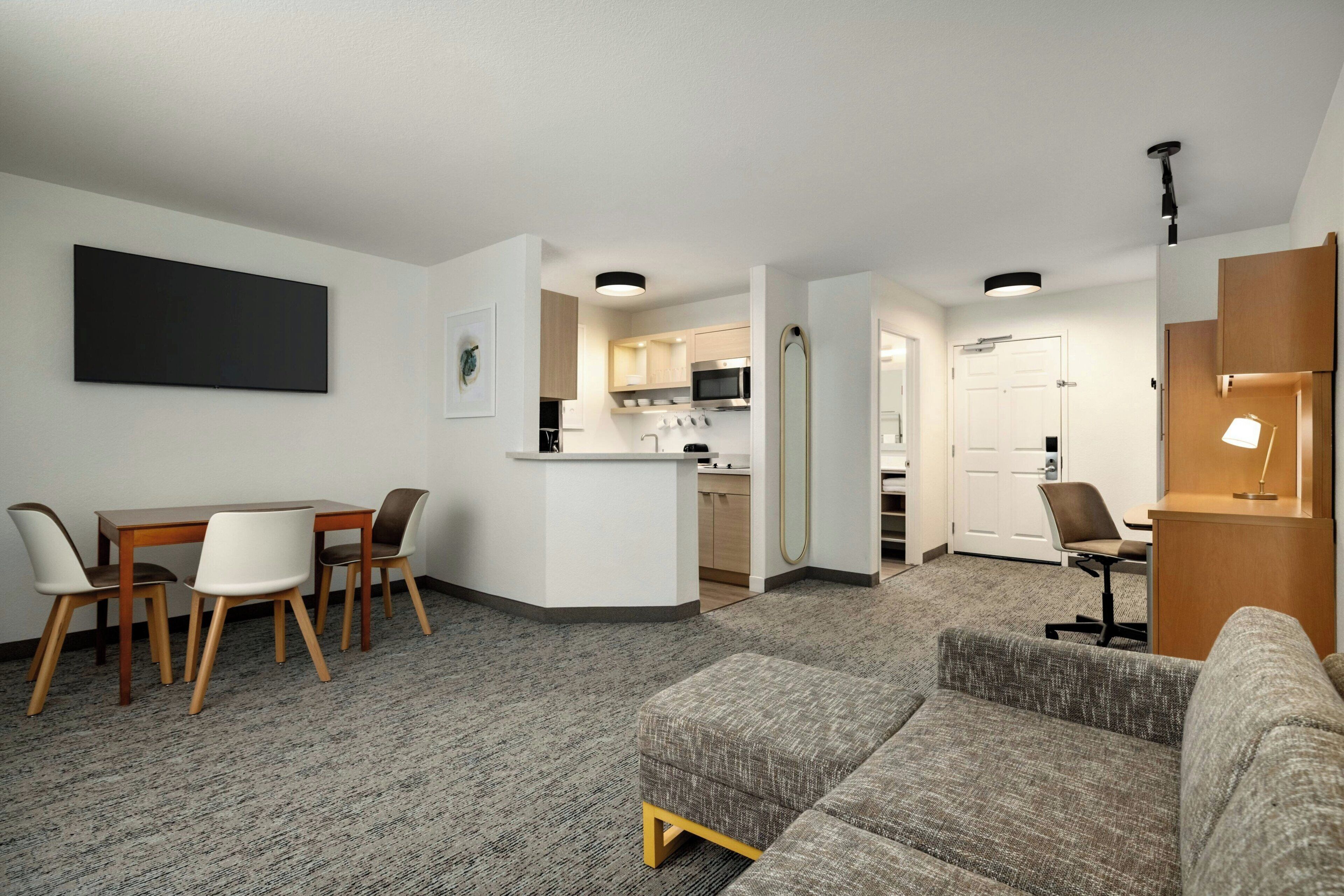 In-room safe, desk, laptop workspace, iron/ironing board