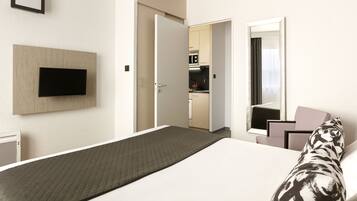 Apartment, 1 Schlafzimmer | Zimmersafe, Schreibtisch, Bügeleisen/Bügelbrett, kostenlose Babybetten