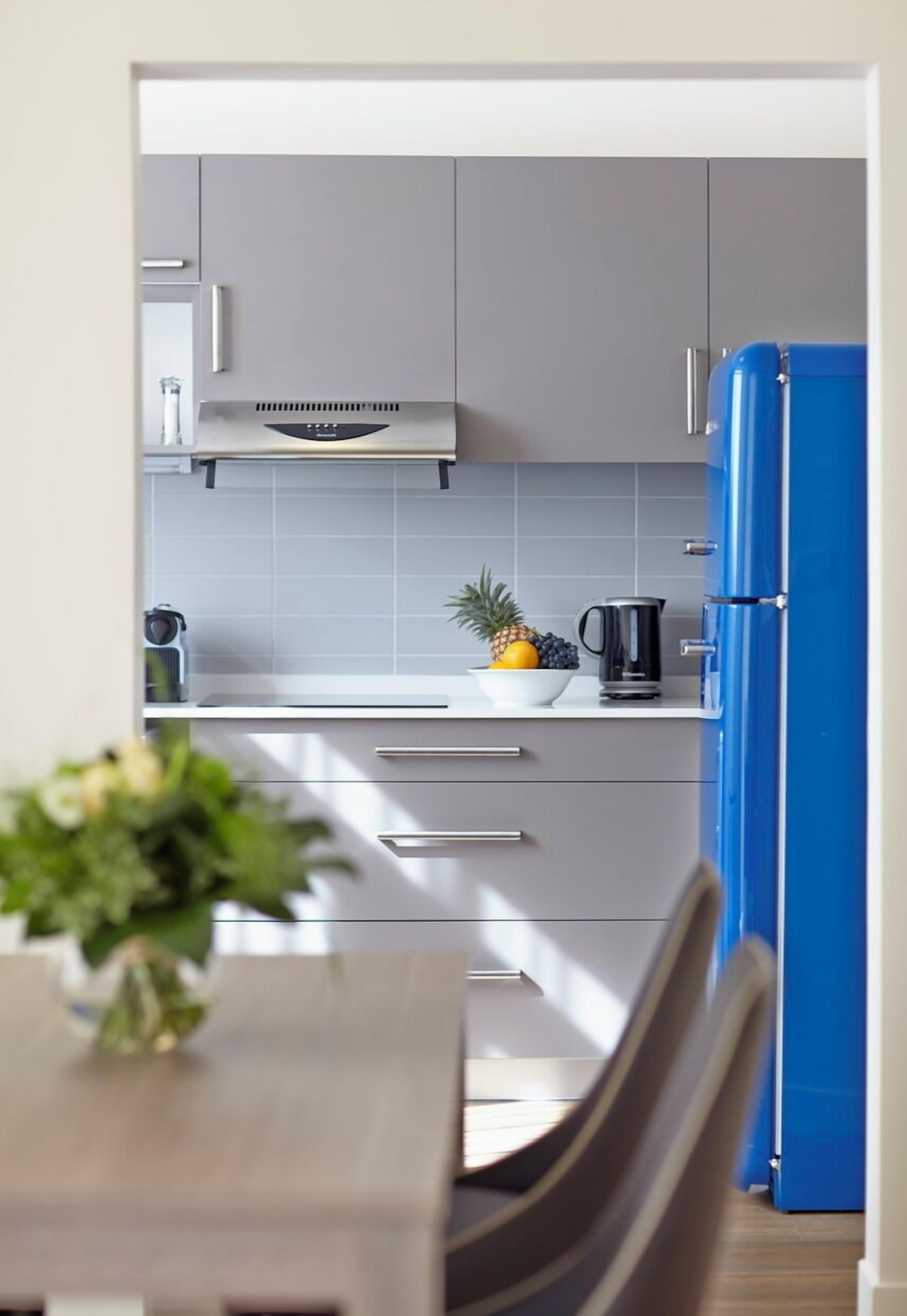 Deluxe-Apartment, 2 Schlafzimmer | Eigene Küche | Kühlschrank, Mikrowelle, Herdplatte, Geschirrspüler