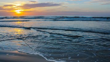 Aan het strand