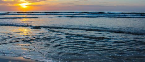 Aan het strand