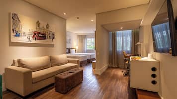 1 habitación, minibar, caja de seguridad en la habitación y escritorio