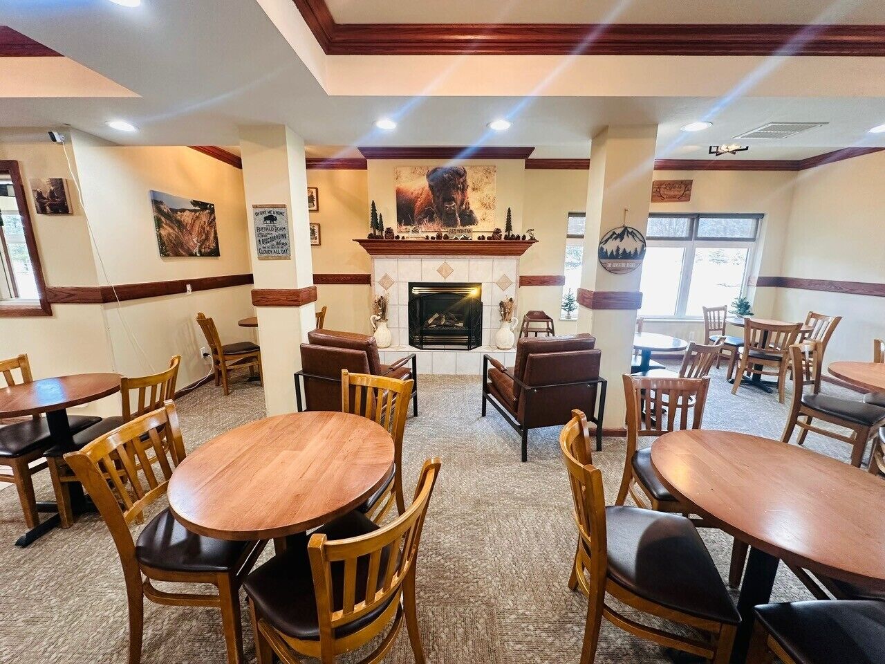 Lobby sitting area