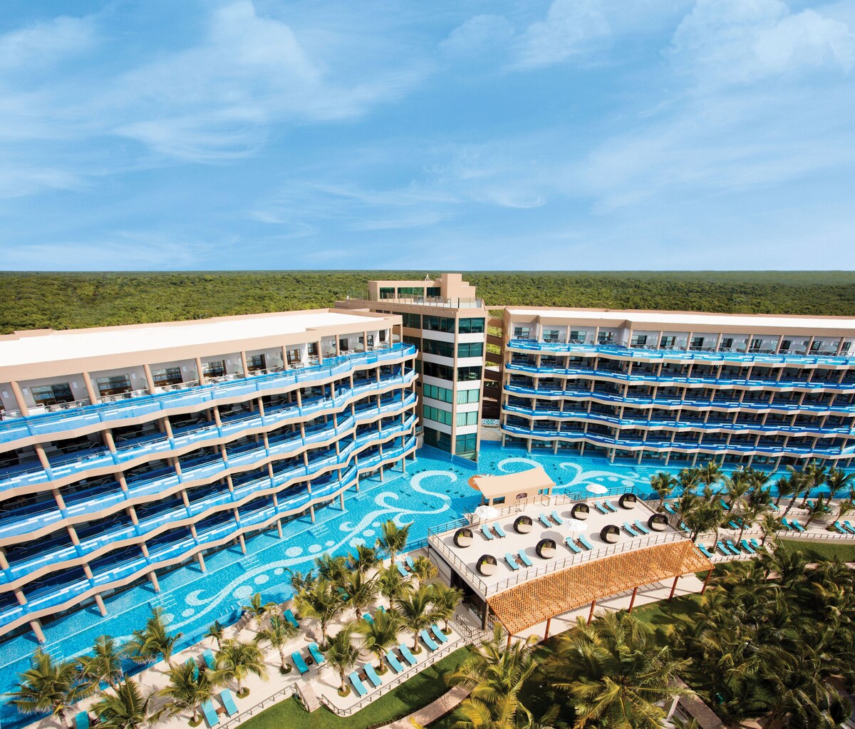 El Dorado Seaside Suites drone shot