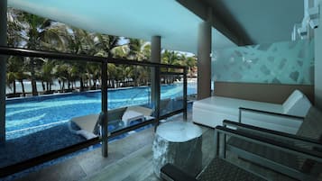 OCEANFRONT POOL SWIM UP SUITE | View from room