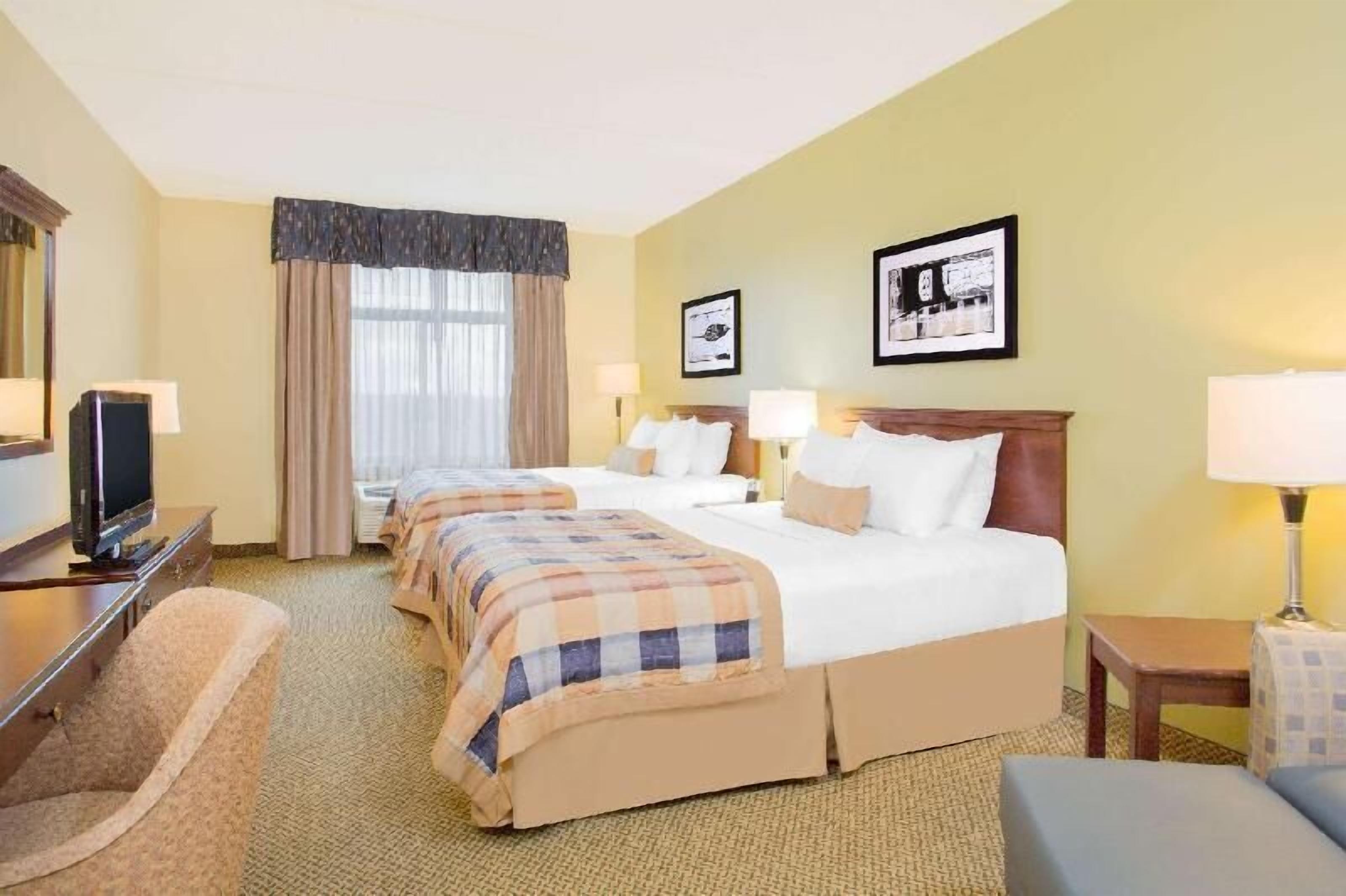 In-room safe, desk, laptop workspace, blackout curtains