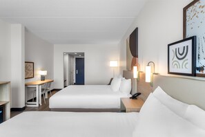 Room, 2 Queen Beds | In-room safe, desk, laptop workspace, blackout curtains