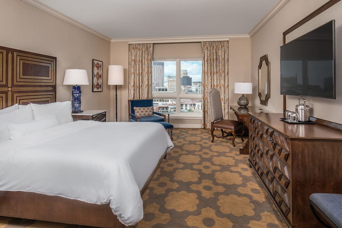 Premium bedding, down duvets, pillow-top beds, in-room safe