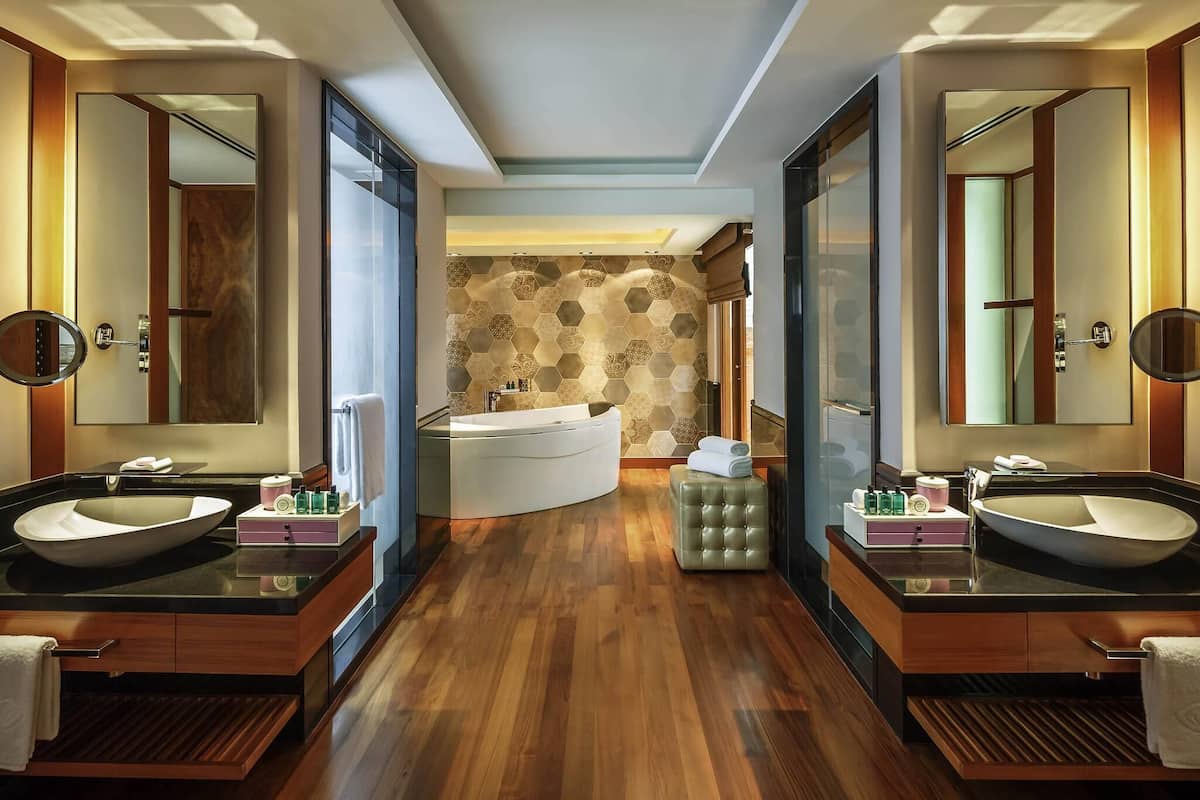 Vila, 2 kamar tidur, kolam renang pribadi (Du Jardin) | 1 kamar tidur, bantalan ekstra lembut, minibar, dan brankas