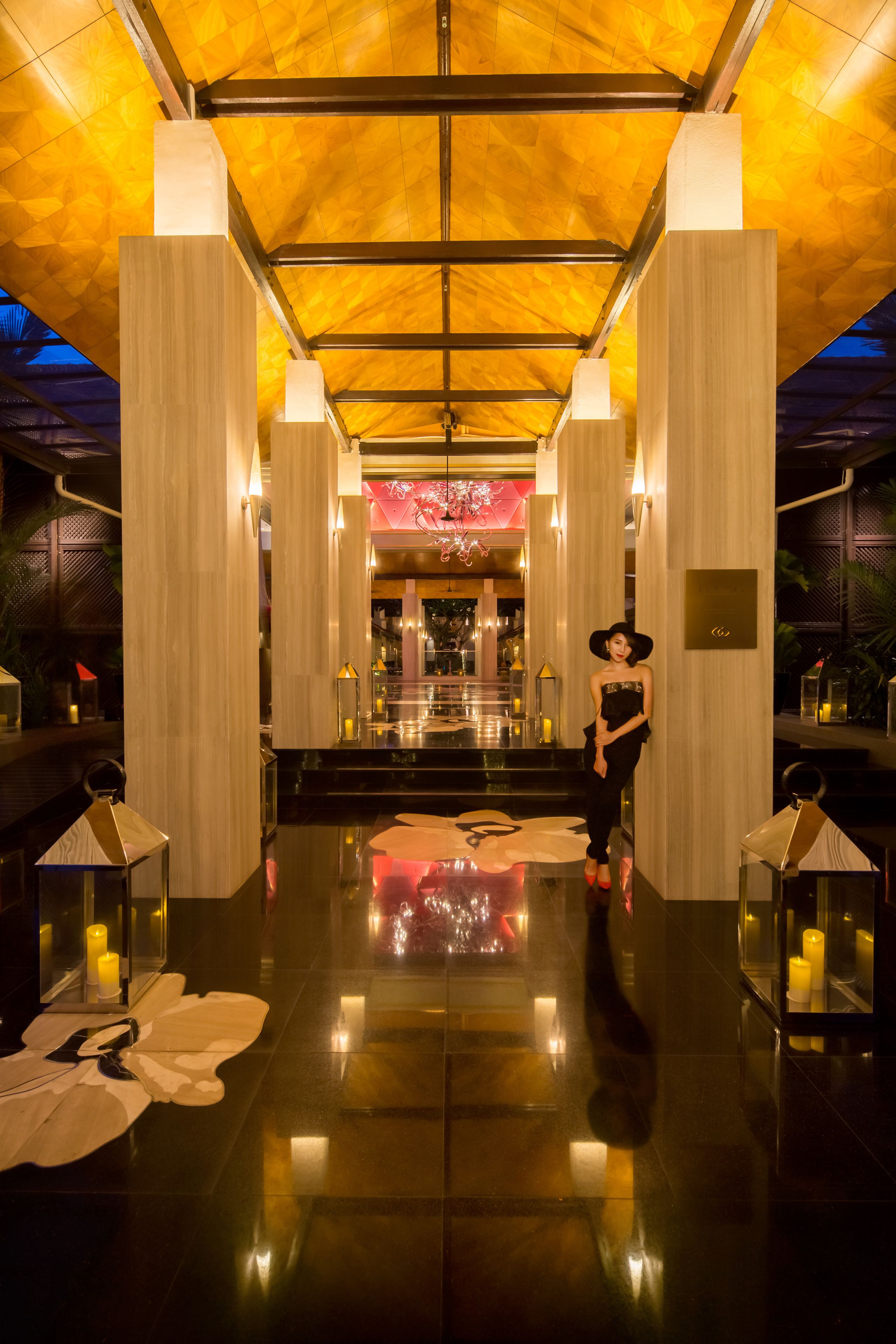 front of property – evening/night