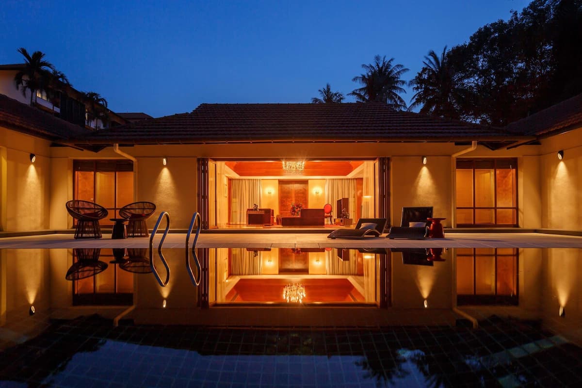 Villa, 2 chambres, piscine privée (Du Jardin) | 1 chambre, surmatelas, minibar, coffres-forts dans les chambres