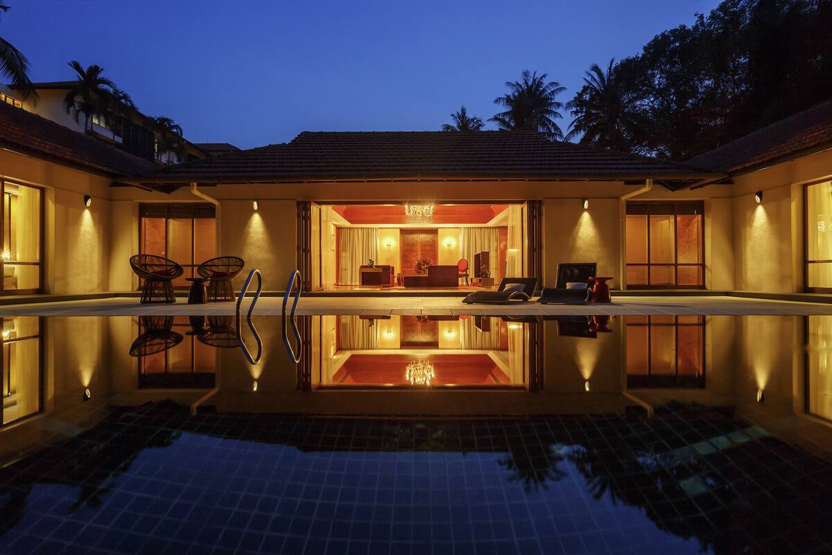villa, 2 bedrooms, private pool (du jardin) | terrace/patio