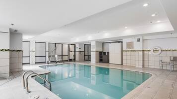 Indoor pool, outdoor pool