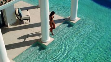 Biệt thự, 3 phòng ngủ, hồ bơi riêng | Bộ trải giường bằng vải Frette của Ý, bộ đồ giường cao cấp