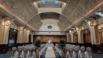 Área interna para casamento
