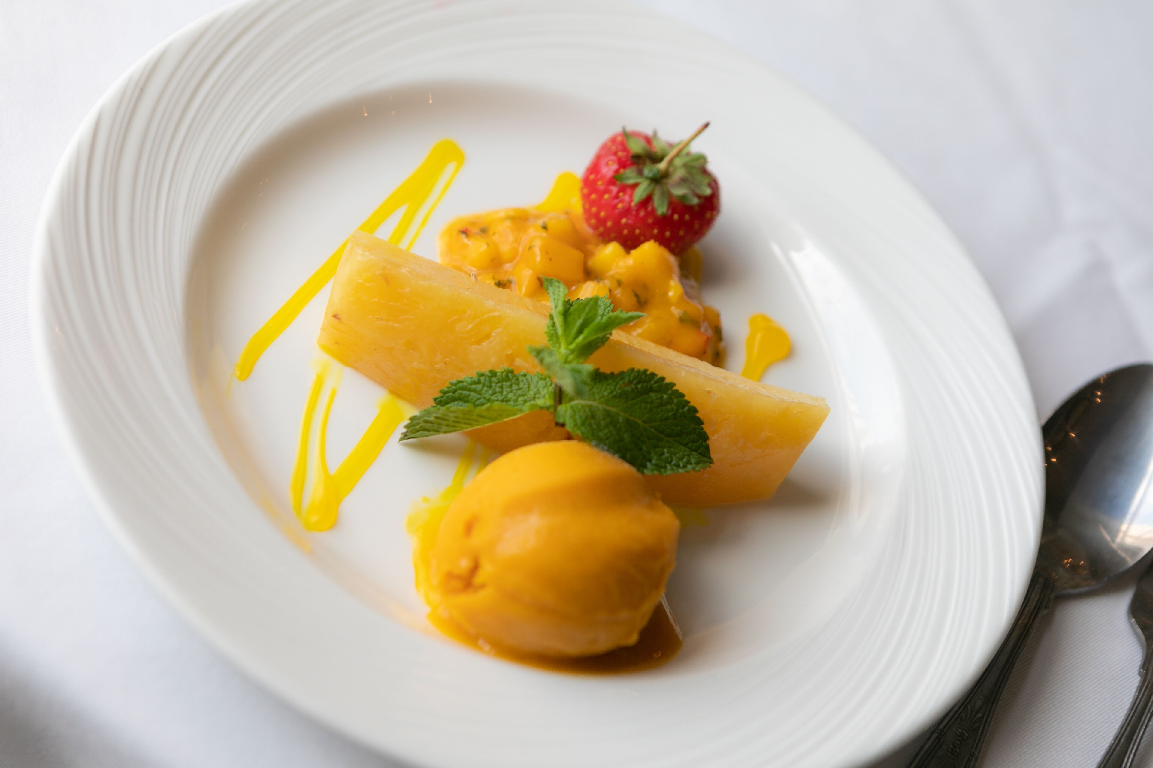 breakfast and dinner served, sea views