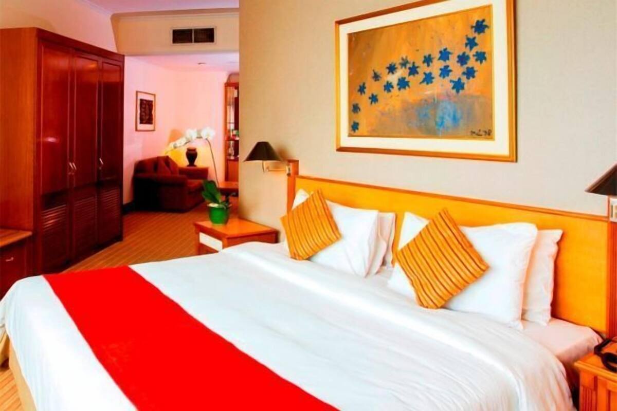 1 chambre, literie de qualité supérieure, surmatelas, minibar