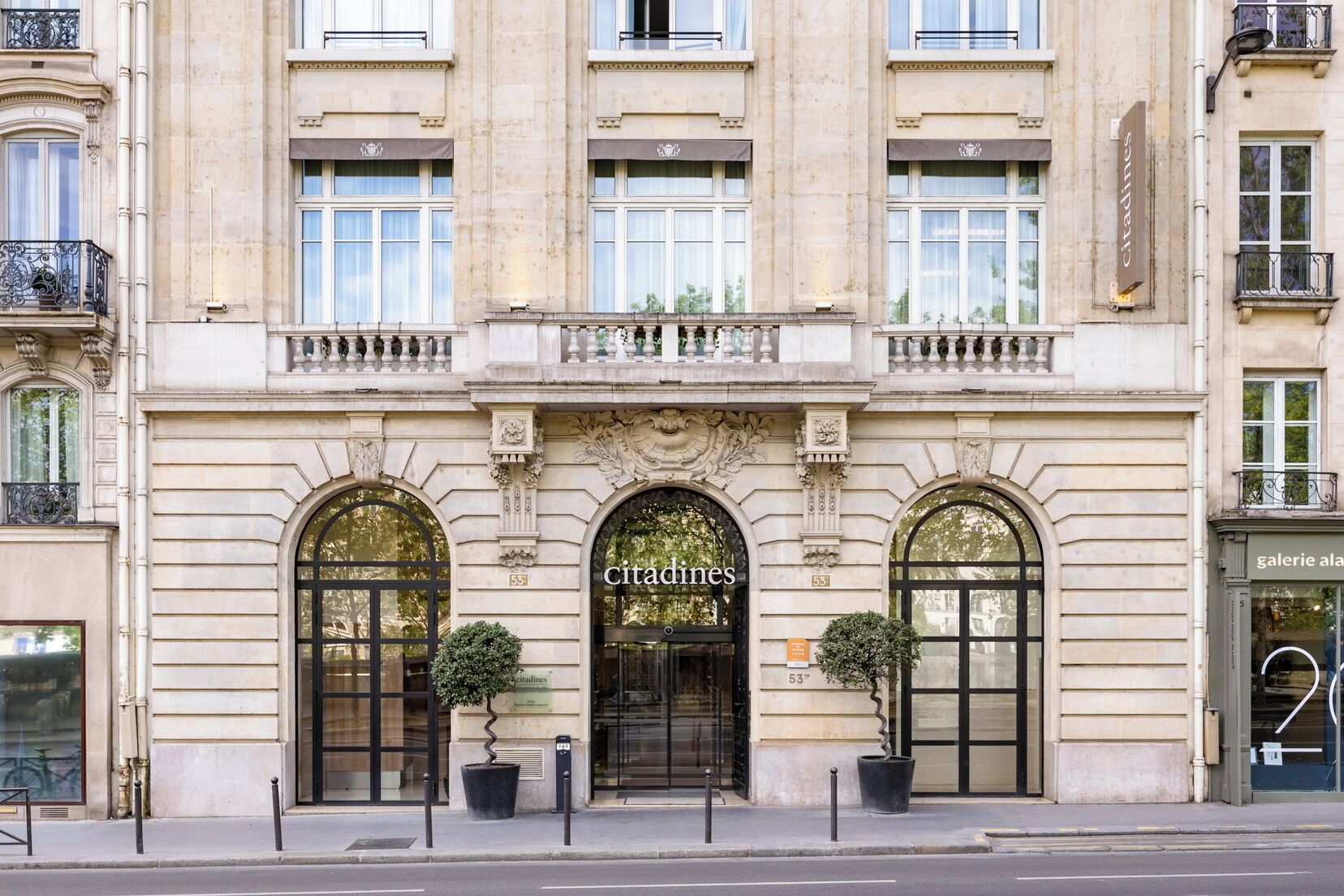 Façade de l’hébergement