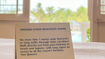 Room, Beachside (Ground-Floor) | 1 bilik tidur, peti besi dalam bilik, Wi-fi percuma, cadar katil