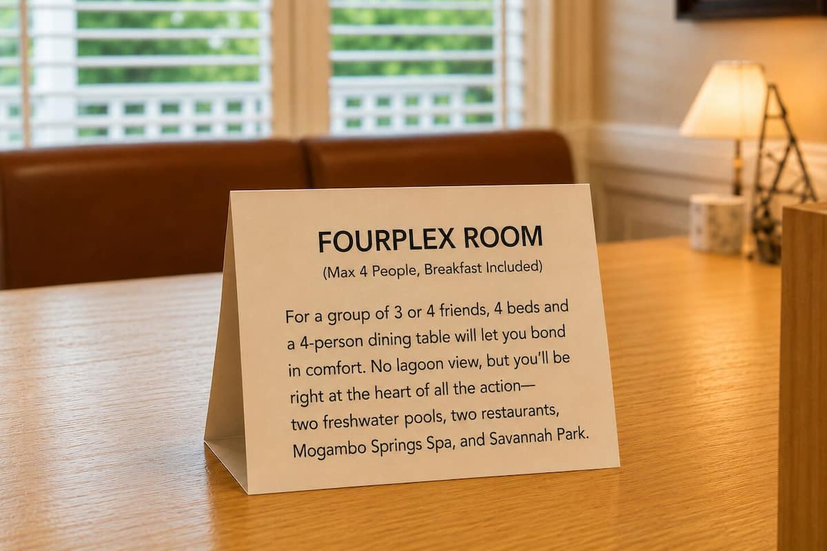 Fourplex Room