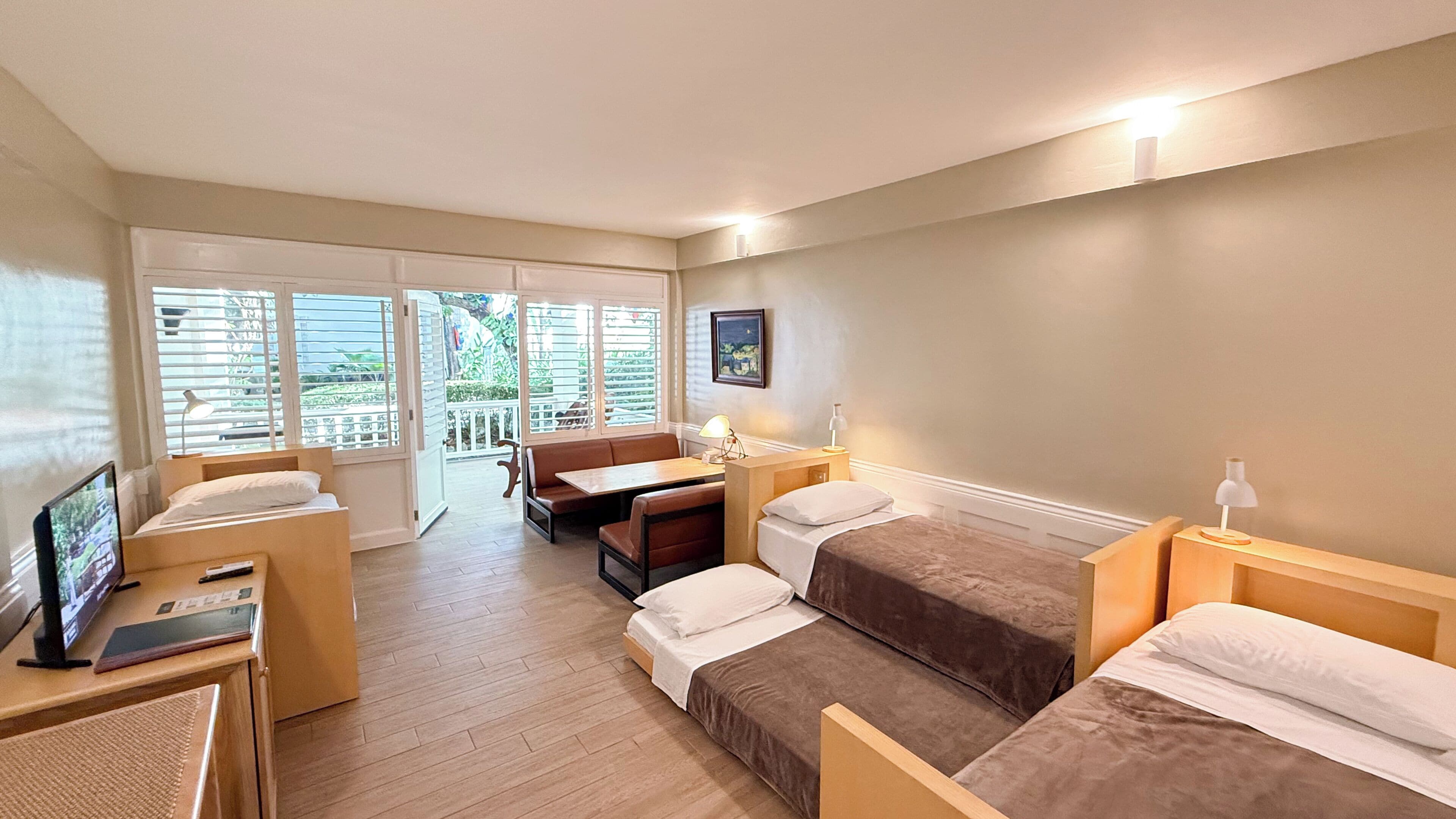Fourplex Room | In-room safe, desk, laptop workspace, iron/ironing board