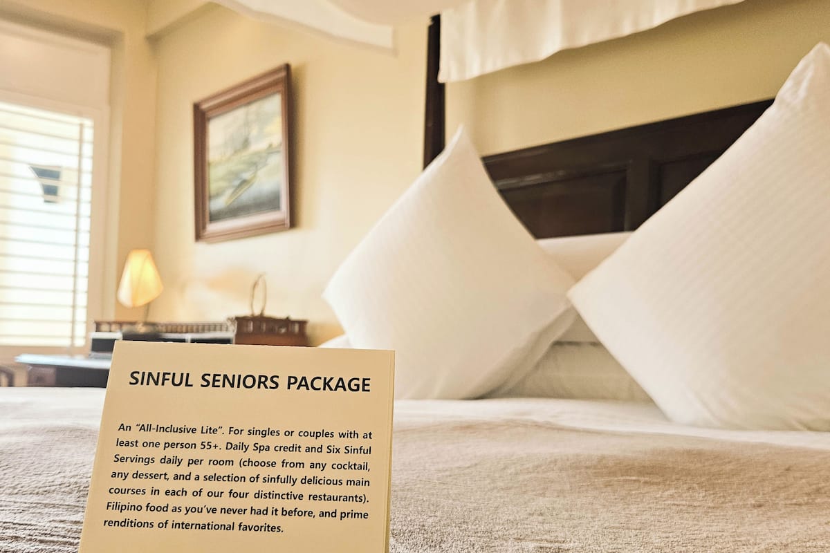 Sinful Seniors Package ( 55 Yrs & above)