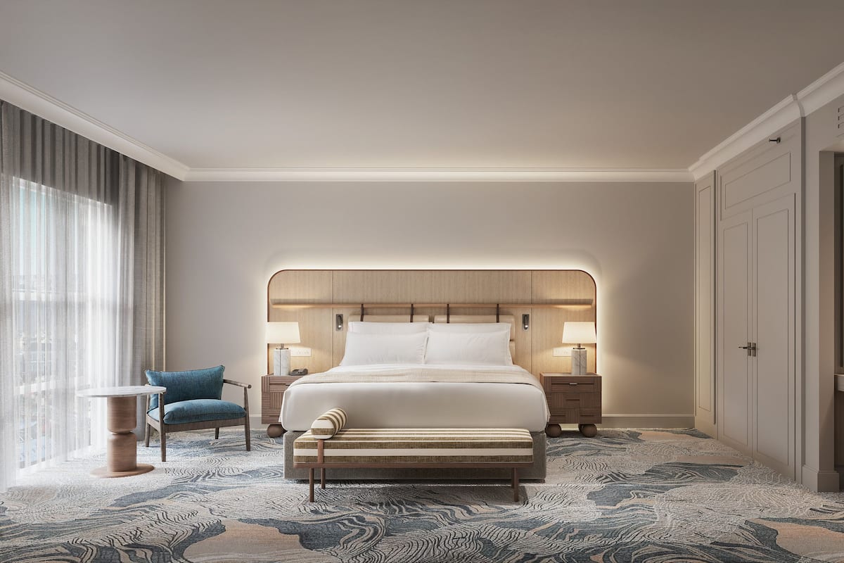 Junior Suite, 1 King Bed | Minibar, in-room safe, desk, laptop workspace