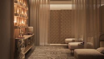 Couples treatment rooms, body treatments, aromatherapy