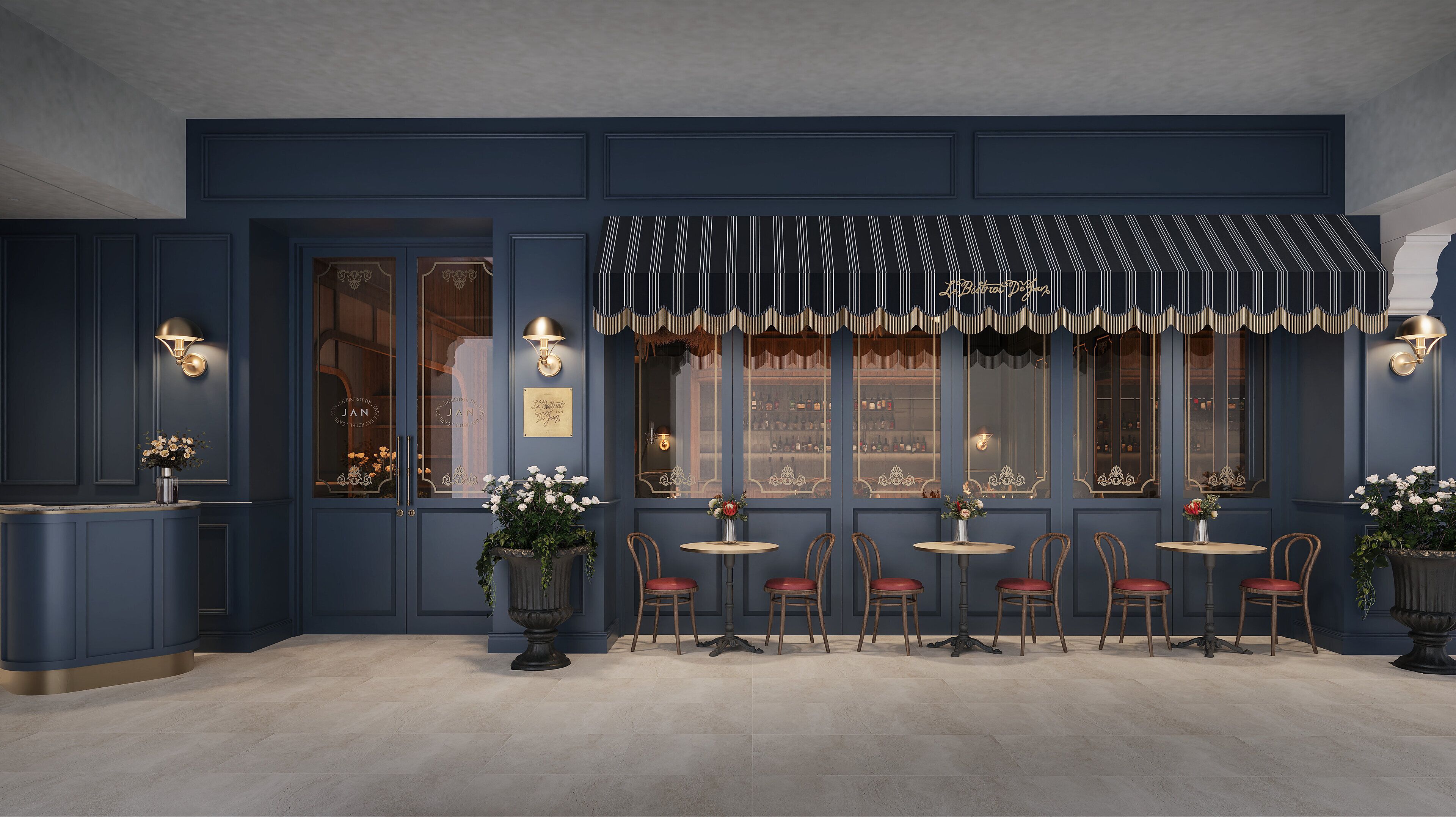 3 restaurants, breakfast served