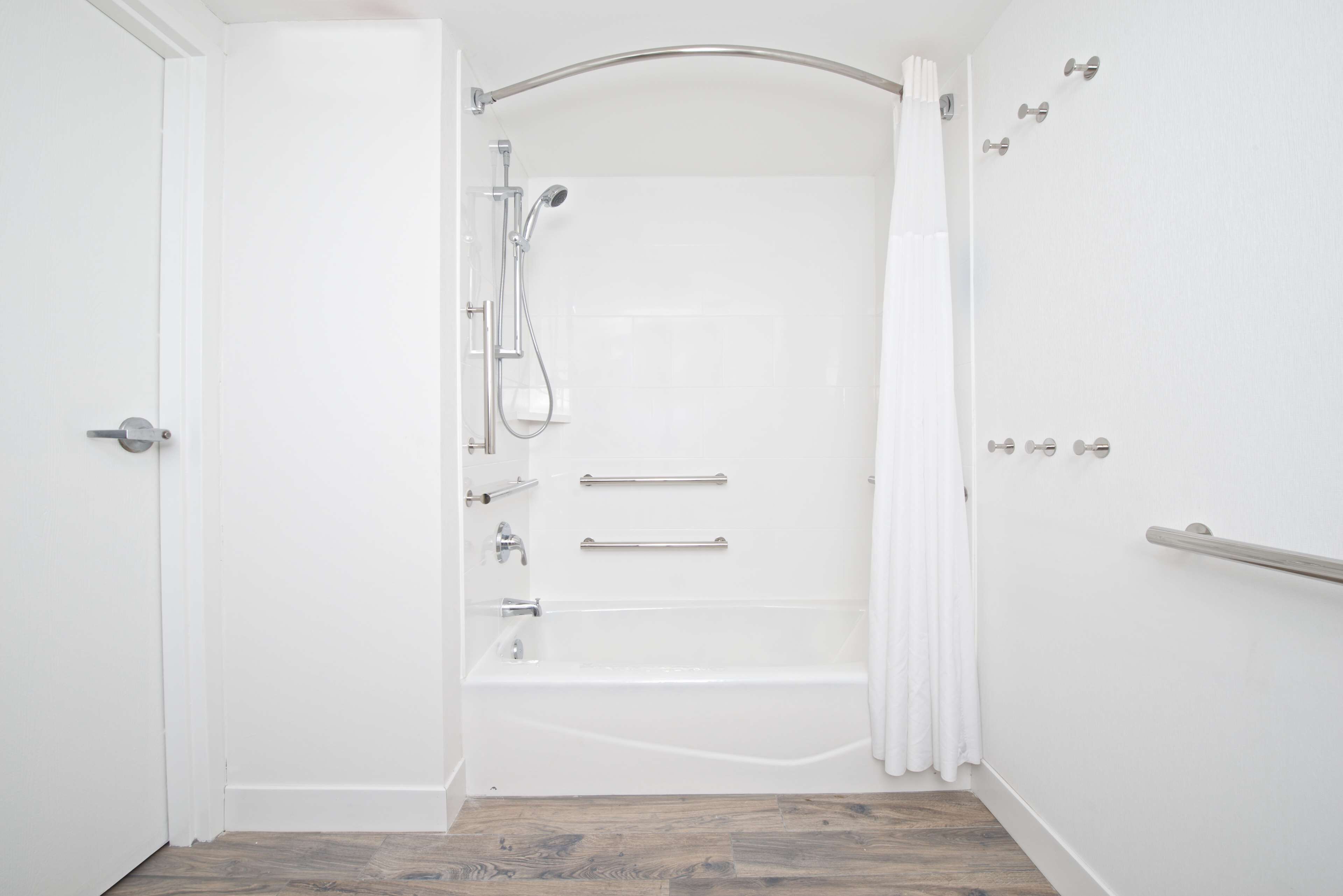 free toiletries, hair dryer, bathrobes, towels