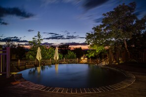 2 outdoor pools, pool umbrellas, pool loungers - Mount Grace Hotel & Spa (Magaliesberg)