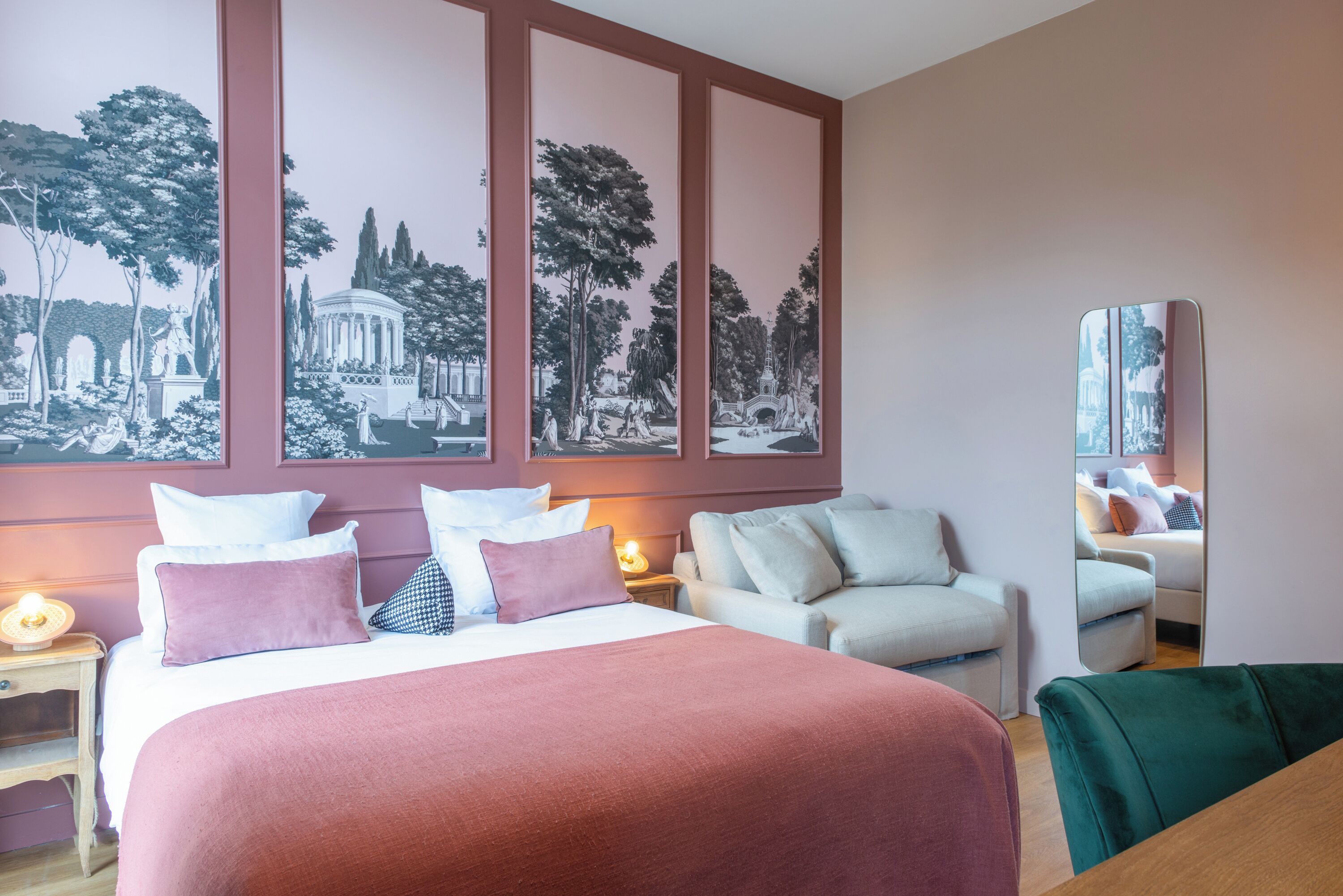 deluxe triple room | 1 bedroom, desk, laptop workspace, blackout curtains