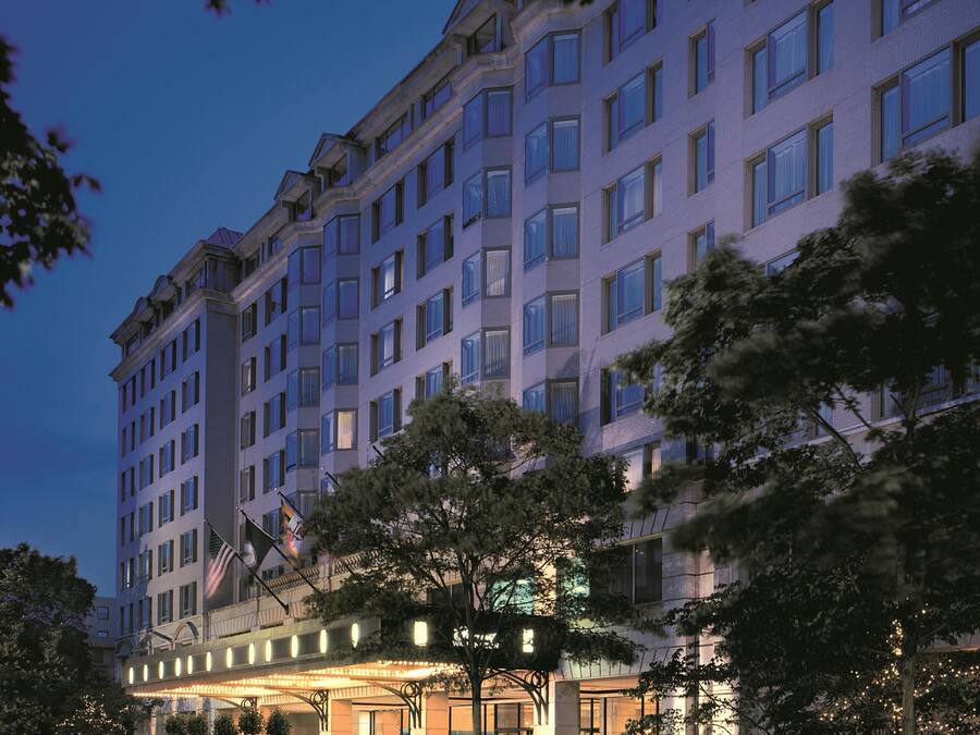 Front of property – evening/night