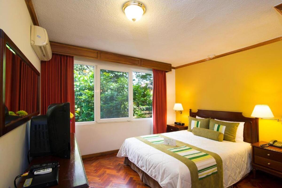 Premium bedding, down duvets, pillow-top beds, in-room safe