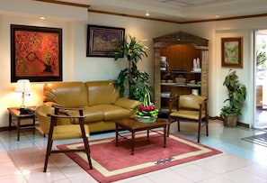 Lobby sitting area