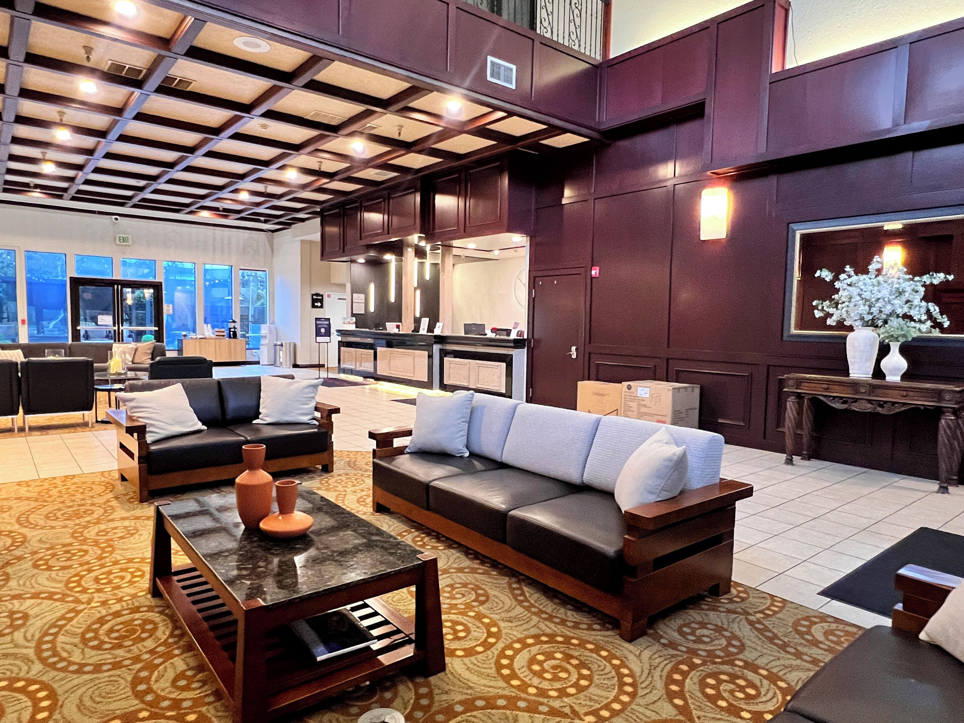 Lobby sitting area