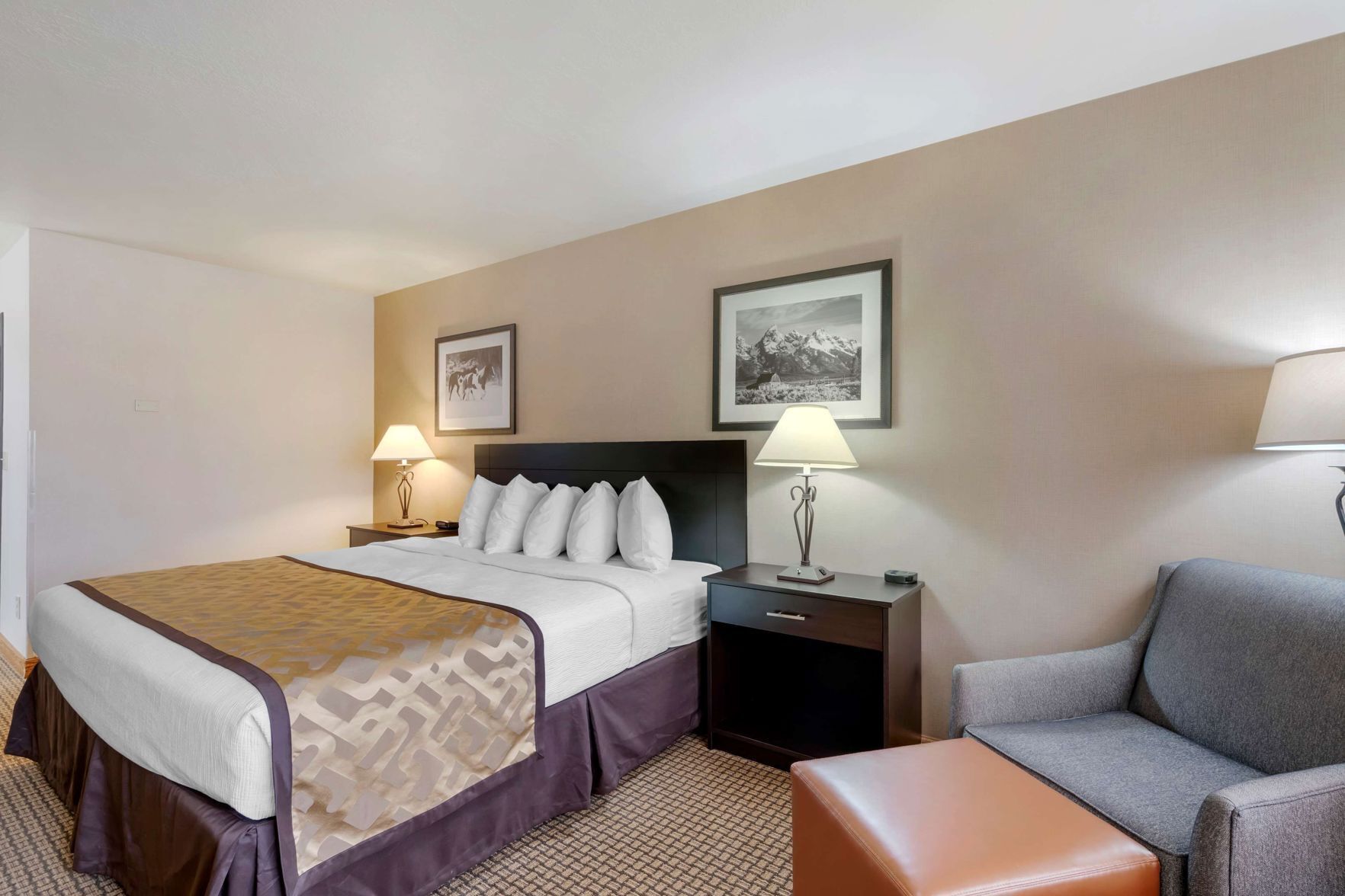 In-room safe, desk, laptop workspace, iron/ironing board