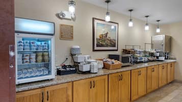 Free daily full breakfast