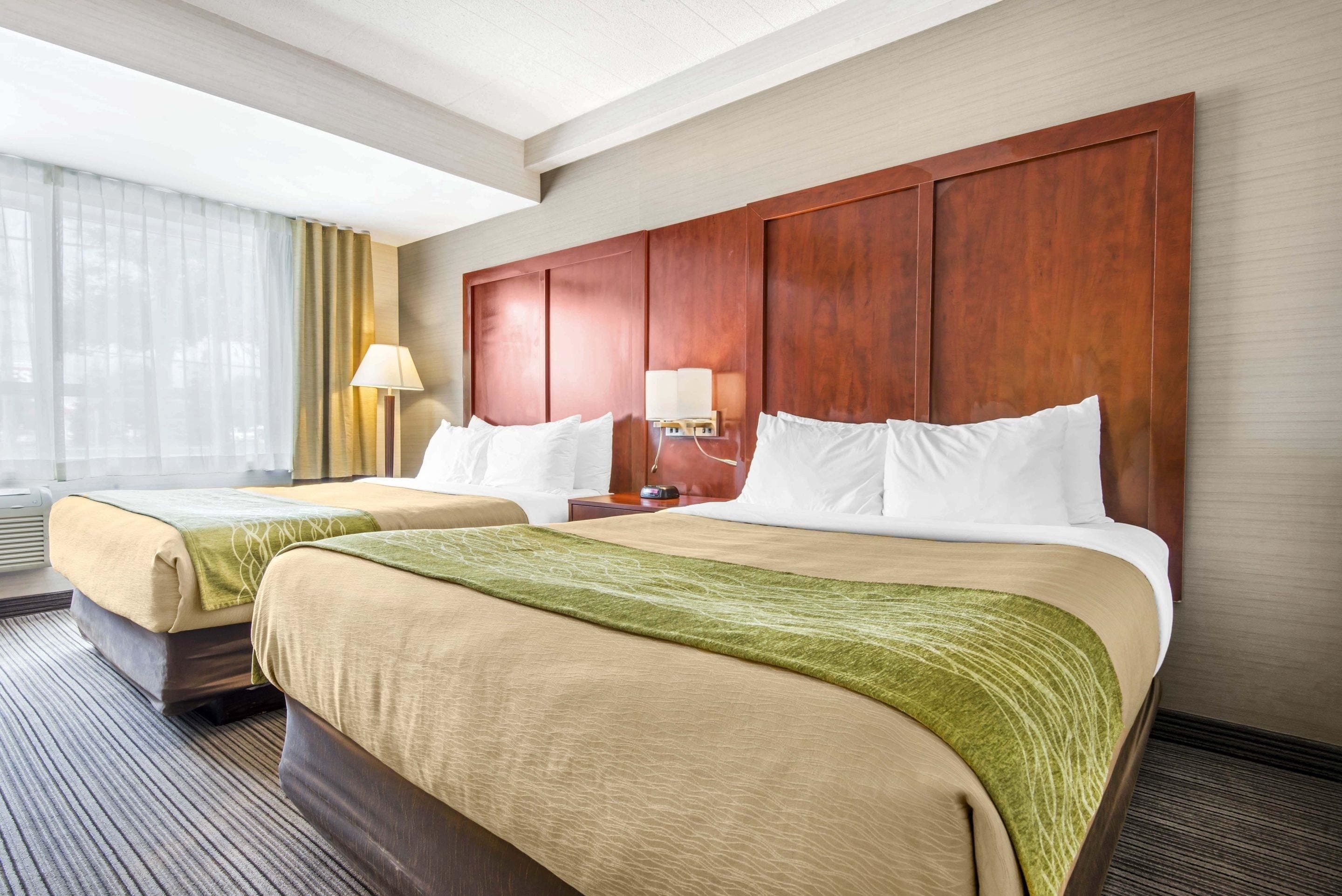 room, 2 queen beds | desk, blackout curtains, iron/ironing board, free wifi