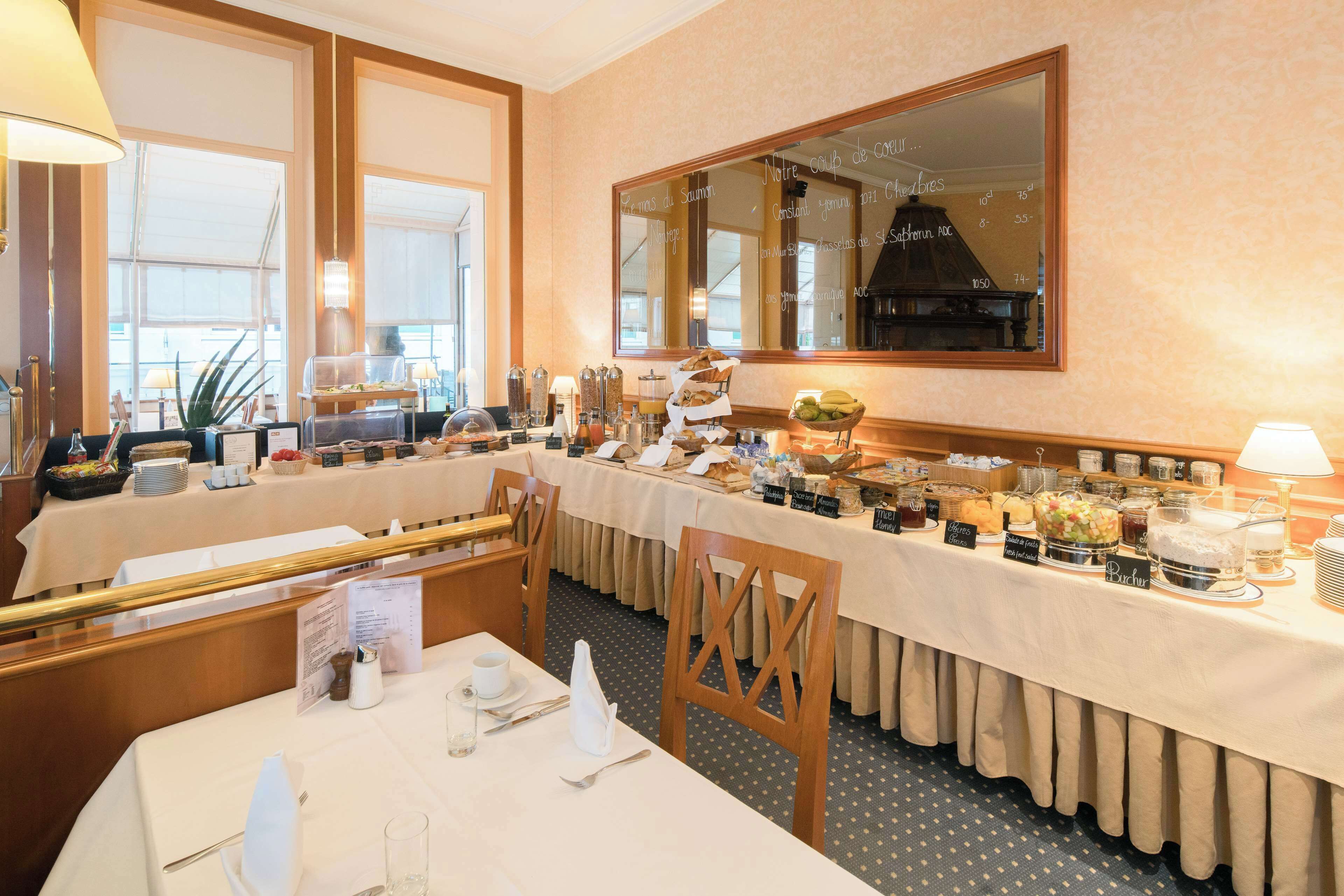 daily buffet breakfast (chf 25.00 per person)