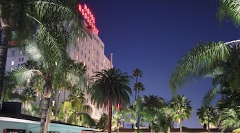 Hotel entrance at The Hollywood Roosevelt