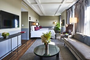 Suite, 2 Double Beds (Loft) | Egyptian cotton sheets, premium bedding, down comforters, minibar - The Hollywood Roosevelt (Los Angeles)