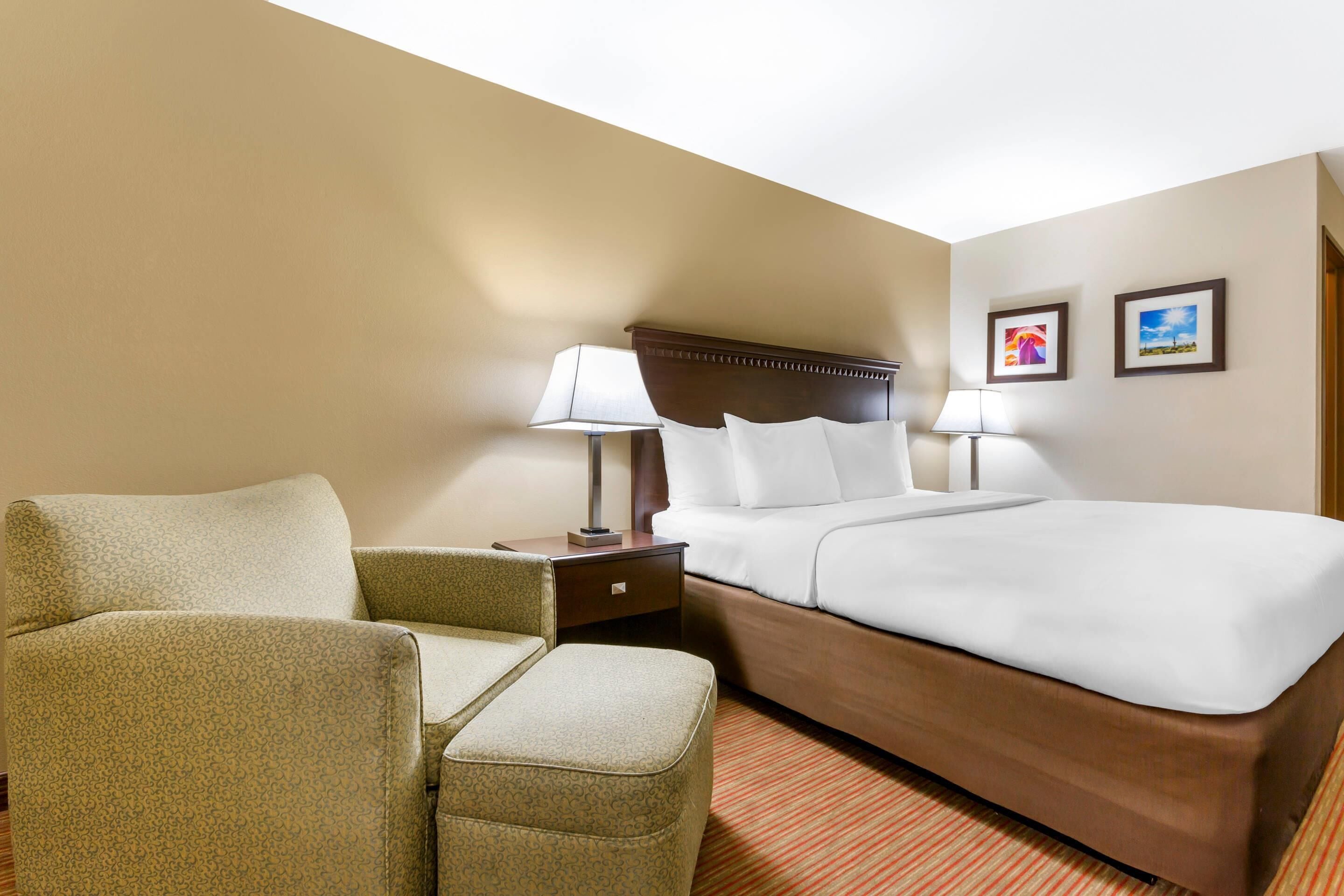 standard room, 1 king bed, non smoking | premium bedding, desk, iron/ironing board, rollaway beds