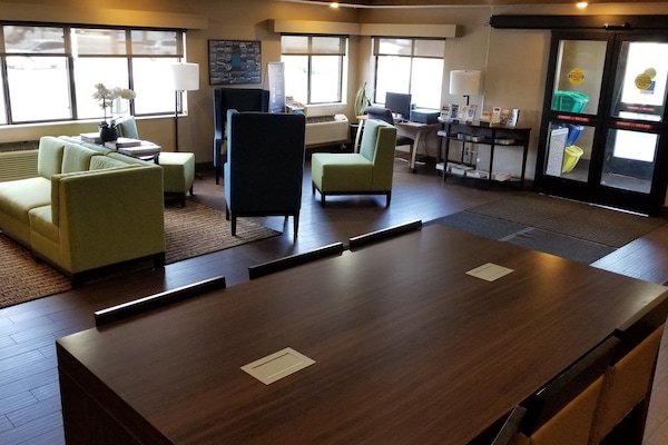 Sittområde i lobbyn