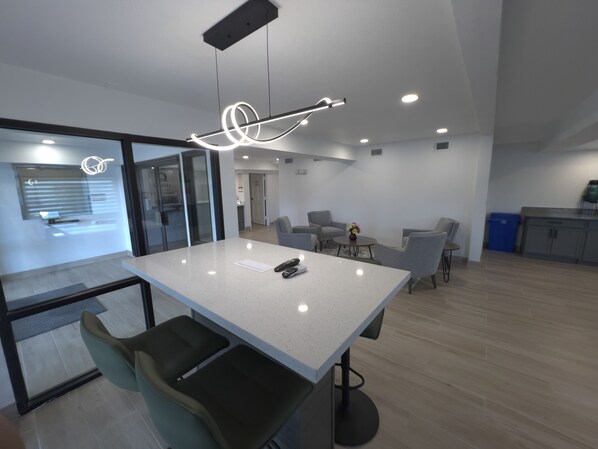 Lobby sitting area